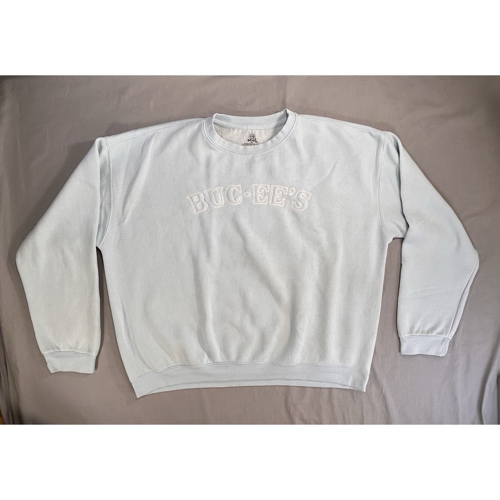 Buc-ee's Light Blue Sweatshirt‎ Men's XL